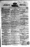 John Bull Saturday 12 March 1864 Page 1