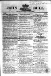 John Bull Saturday 17 December 1864 Page 1
