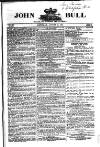 John Bull Saturday 26 August 1865 Page 1