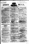 John Bull Saturday 16 February 1867 Page 1
