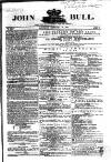 John Bull Saturday 23 February 1867 Page 1