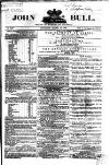 John Bull Saturday 16 March 1867 Page 1
