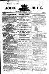 John Bull Saturday 14 December 1867 Page 1