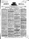 John Bull Saturday 30 January 1869 Page 1
