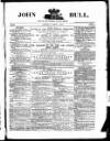 John Bull Saturday 09 March 1872 Page 1