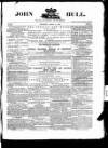 John Bull Saturday 16 March 1872 Page 1