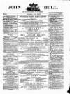 John Bull Saturday 06 July 1872 Page 1