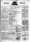 John Bull Saturday 19 January 1884 Page 1
