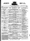 John Bull Saturday 14 February 1885 Page 1