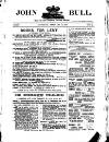 John Bull Saturday 23 February 1889 Page 1