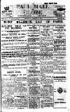 Pall Mall Gazette Thursday 11 August 1921 Page 1