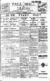 Pall Mall Gazette Thursday 10 November 1921 Page 1