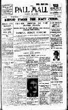 Pall Mall Gazette Thursday 12 January 1922 Page 1