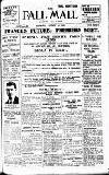 Pall Mall Gazette Saturday 14 January 1922 Page 1