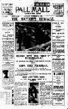Pall Mall Gazette Saturday 11 November 1922 Page 1