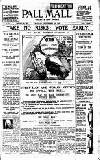 Pall Mall Gazette Monday 13 November 1922 Page 1