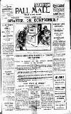 Pall Mall Gazette Tuesday 02 January 1923 Page 1