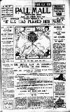 Pall Mall Gazette Thursday 22 February 1923 Page 1