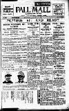 Pall Mall Gazette Saturday 20 October 1923 Page 1