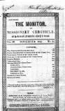 Monitor and Missionary Chronicle