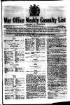 Weekly Casualty List (War Office & Air Ministry ) Tuesday 27 November 1917 Page 1