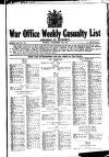 Weekly Casualty List (War Office & Air Ministry ) Tuesday 11 December 1917 Page 1