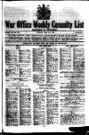 Weekly Casualty List (War Office & Air Ministry ) Tuesday 25 June 1918 Page 1