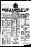 Weekly Casualty List (War Office & Air Ministry ) Tuesday 08 October 1918 Page 1