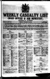 Weekly Casualty List (War Office & Air Ministry )