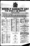 Weekly Casualty List (War Office & Air Ministry )