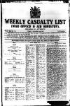 Weekly Casualty List (War Office & Air Ministry ) Tuesday 31 December 1918 Page 1