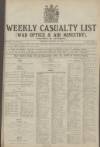 Weekly Casualty List (War Office & Air Ministry ) Tuesday 07 January 1919 Page 1