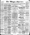 Wigan Observer and District Advertiser Thursday 27 January 1910 Page 1