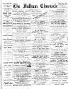 Fulham Chronicle Friday 29 June 1888 Page 1