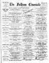 Fulham Chronicle Friday 20 July 1888 Page 1