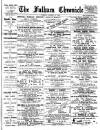 Fulham Chronicle Friday 10 August 1888 Page 1