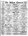 Fulham Chronicle Friday 12 July 1889 Page 1