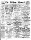 Fulham Chronicle Friday 06 November 1891 Page 1