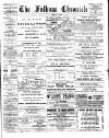 Fulham Chronicle Friday 01 April 1892 Page 1