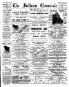 Fulham Chronicle Friday 08 December 1893 Page 1