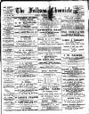 Fulham Chronicle Friday 07 December 1894 Page 1