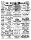 Fulham Chronicle Friday 08 February 1895 Page 1