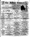 Fulham Chronicle Friday 01 November 1895 Page 1