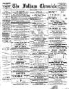 Fulham Chronicle Friday 03 April 1896 Page 1