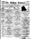 Fulham Chronicle Friday 22 May 1896 Page 1