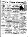 Fulham Chronicle Friday 28 August 1896 Page 1