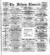 Fulham Chronicle Friday 28 January 1898 Page 1