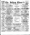 Fulham Chronicle Friday 04 March 1898 Page 1