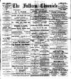 Fulham Chronicle Friday 13 January 1899 Page 1