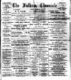 Fulham Chronicle Friday 24 March 1899 Page 1